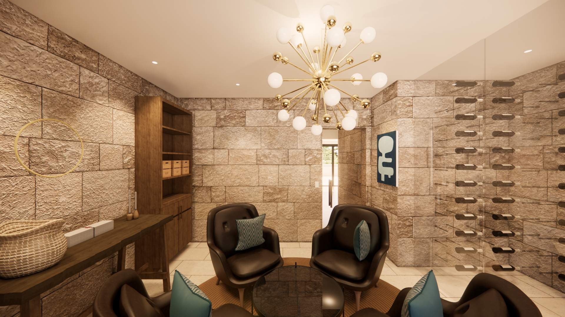 Chevy Chase Residence &mdash; entertainment space